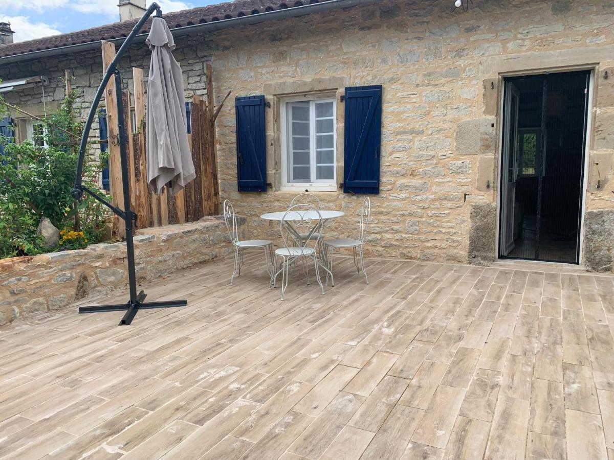 Gite La Longere Bleue Caylus Bagian luar foto