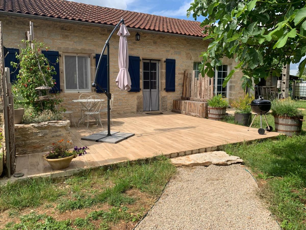 Gite La Longere Bleue Caylus Bagian luar foto